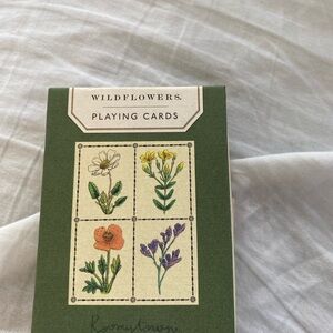 ⭐️Roomytown⭐️Wildflowers Playing Cards